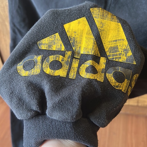 Black Adidas, joggers kids size 13,14 large - Picture 3 of 3